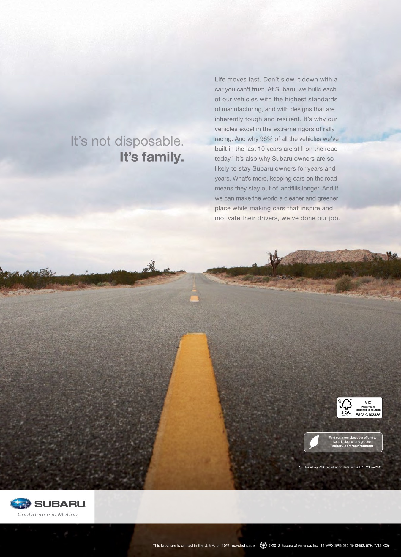 2013 Subaru Impreza WRX Brochure Page 7